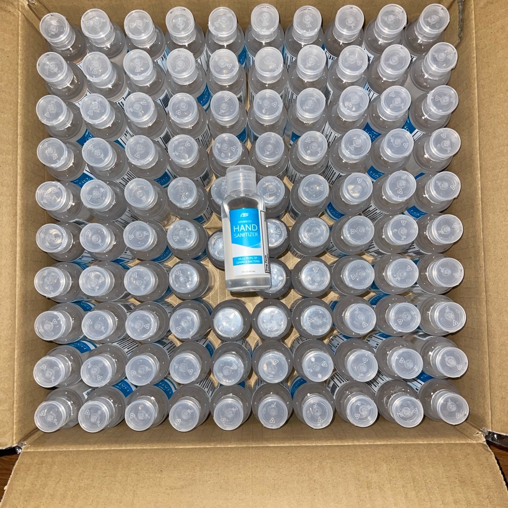 (100) 2 oz ADVANCED HAND SANITIZER
